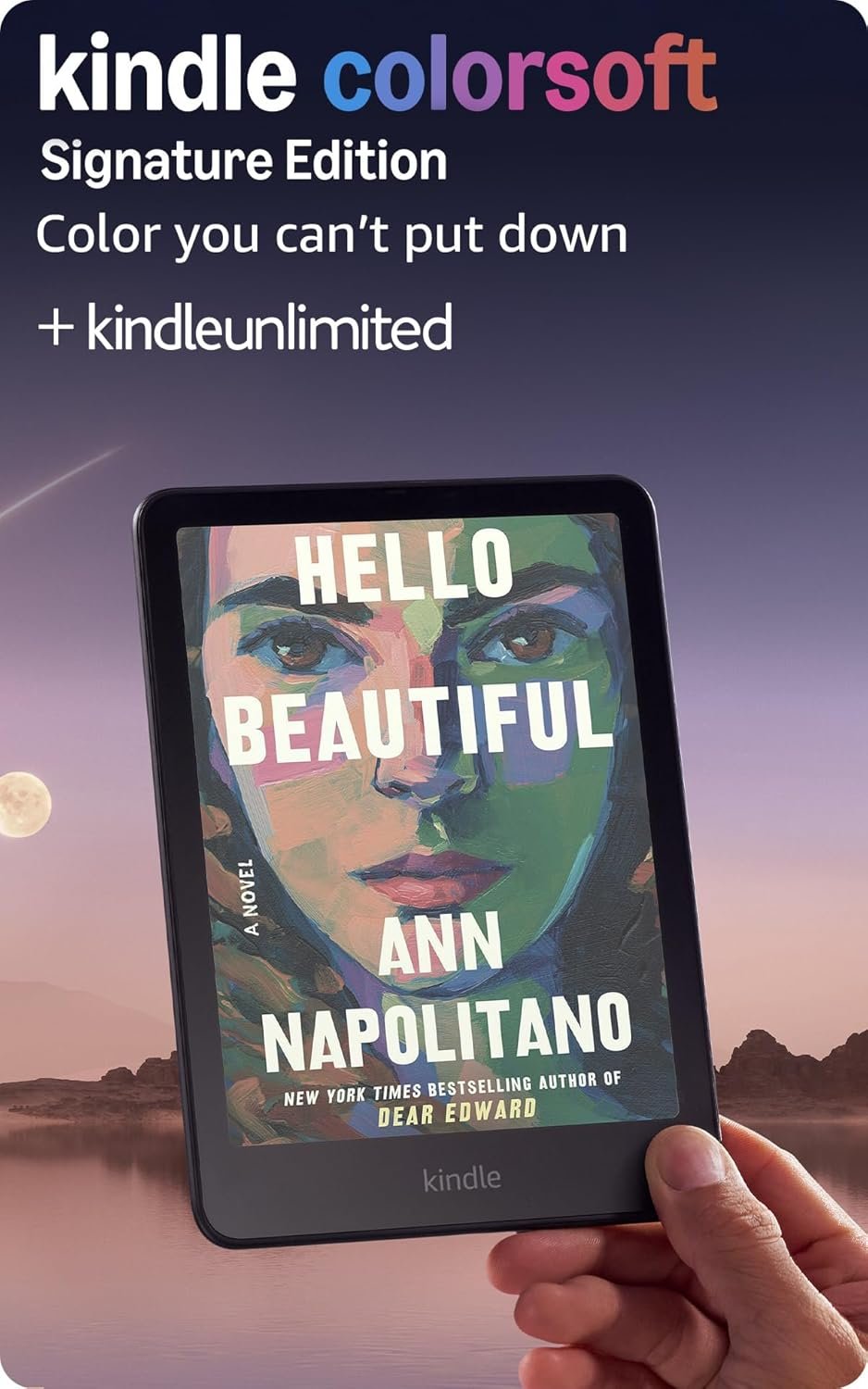 Amazon Kindle Colorsoft Signature Edition 32GB (newest model) – With color display, auto-adjusting front light, wireless charging, and long battery life – Metallic Black