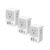 TESSAN European Travel Plug Adapter USB C 3 Pack, US to Europe Plug Adaptor with 4 AC Outlets 3 USB Charging Ports, Type C Power Adapter for USA to EU Euro Spain France Iceland Italy Germany Greece