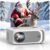 [AI Movin System & 1500 ANSI] Projector-4K with WiFi 6 and Bluetooth, 30W DoIby Audio APPS Built-in Outdoor-Projector, One-touch Focus Lisowod 1080P Smart Portable Proyector with HDR10+ 2025 Upgraded